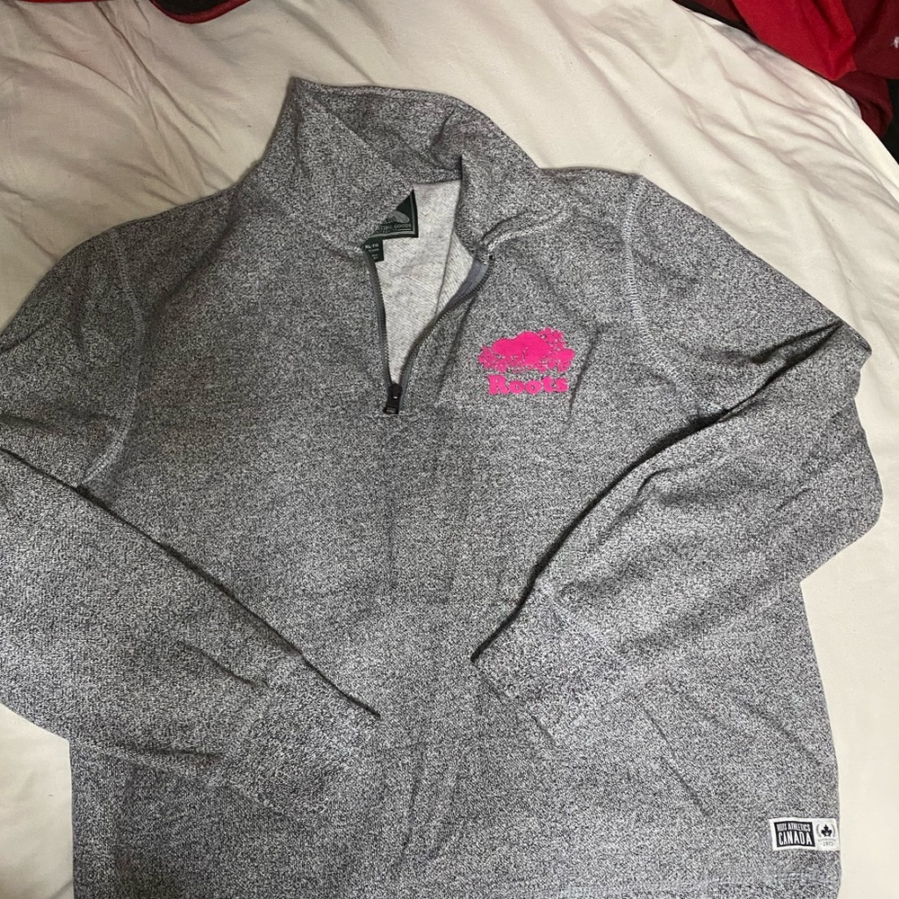 Roots 1/4 zip sz XL